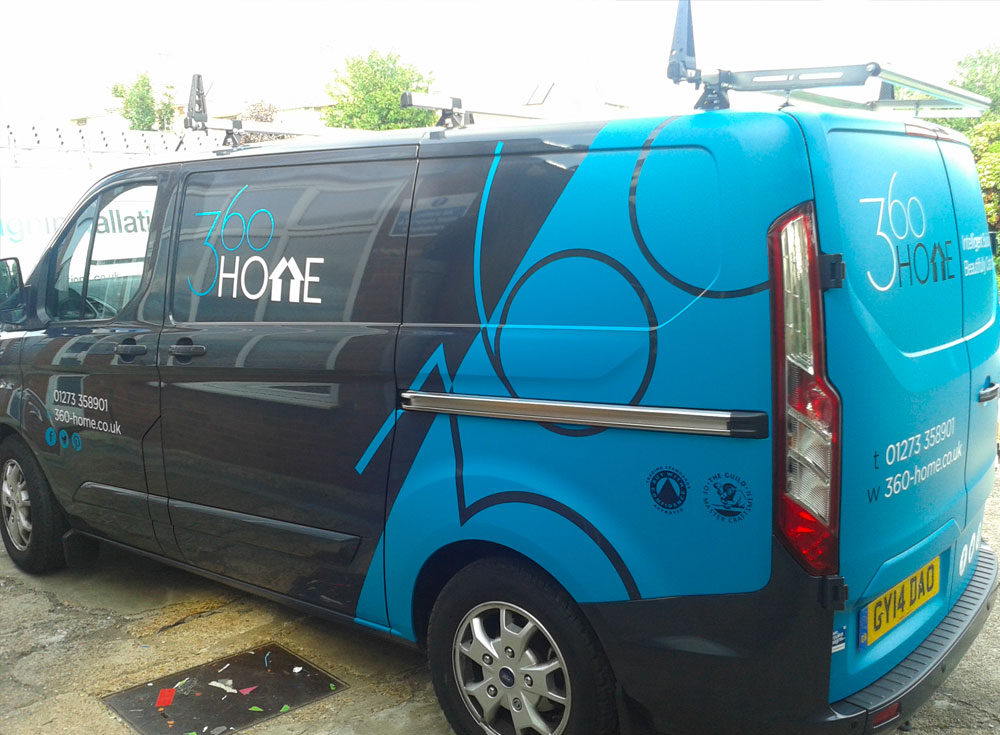 Why the MAGIC8 Matters Supporting Your New Van Wrap - van signage Sussex example