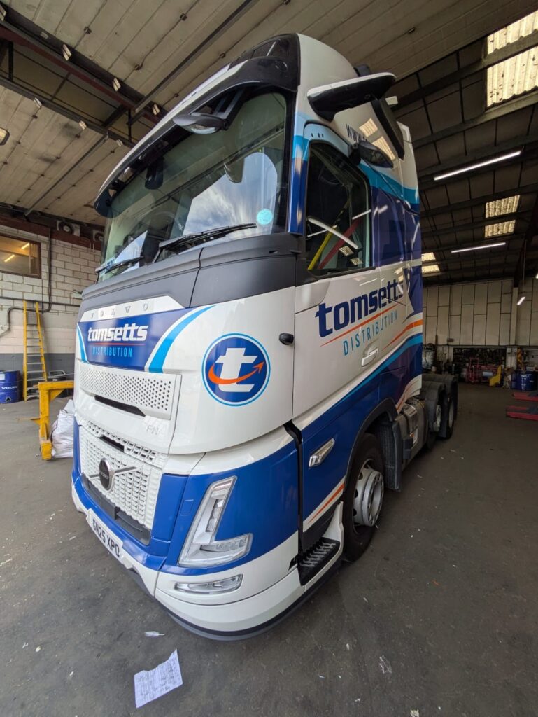 Tomsetts Distribution Fleet Graphics